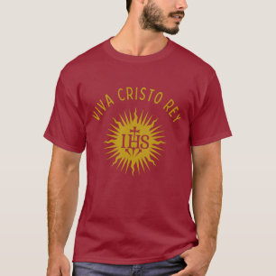 T-shirt Viva Cristo Rey Cristeros catholiques