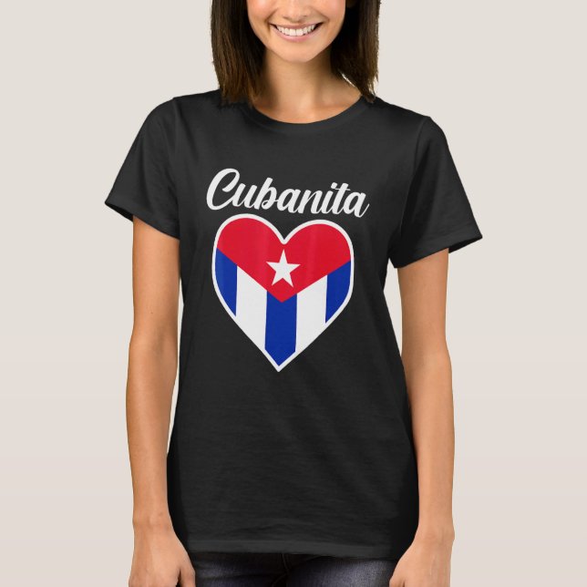 T-shirt Viva Cuba Libre Cubanita (Devant)