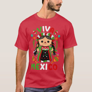 T-shirt Viva Meico Fête de l'Indépendance des femmes fille