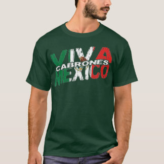 T-shirt Viva Mexico Cabrones Indépendance mexicaine Mexica
