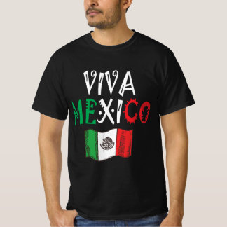 T-shirt Viva Mexico Conception patriotique