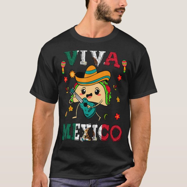T-shirt Viva Mexique fête de l'indépendance Fierté mexicai (Devant)