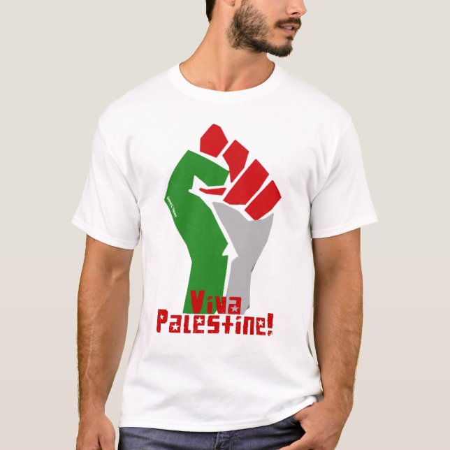 T-shirt Viva Palestine (Devant)