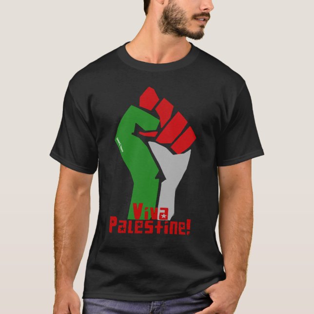 T-shirt Viva Palestine (Devant)