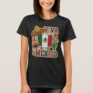T-shirt VIVAN MEXICO patrimoine historique et culture mexi