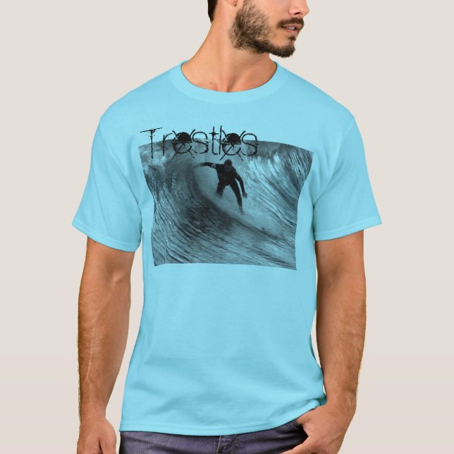 T-shirt Vivant, amour, surf, chevalets (Devant)