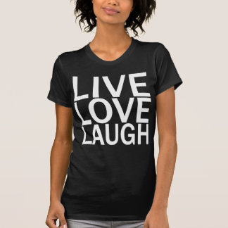 T-shirt vivant de noir de rire d'amour