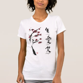 T-shirt vivant de rire d'amour