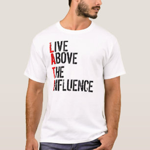 T-SHIRT VIVANT, EN HAUT, INFLUENCE, L, A, T, I