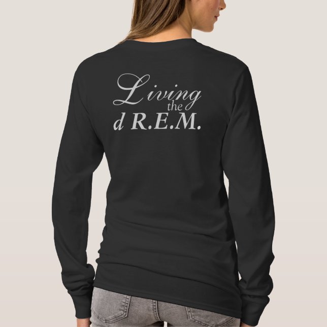 T-shirt Vivant la longue douille T de dR.E.M (Dos)