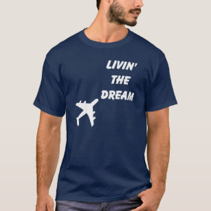 T-shirt Vivant le rêve - BLANC