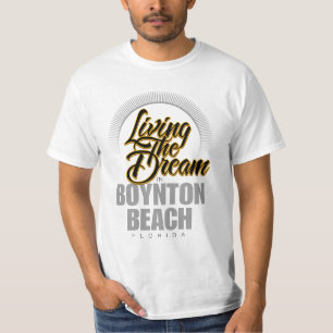 T-shirt Vivant le rêve en plage de Boynton
