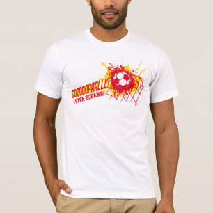 T-shirt Vivats España de ¡ de l'Espagne de but du footba