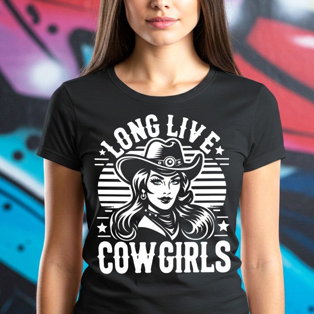 T-shirt Vive Cowgirls (Créateur téléchargé)
