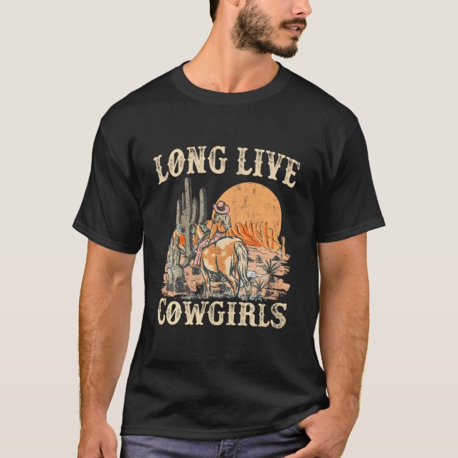 T-shirt Vive Howdy Rodeo Western Pays Drôle Cowgir (Devant)