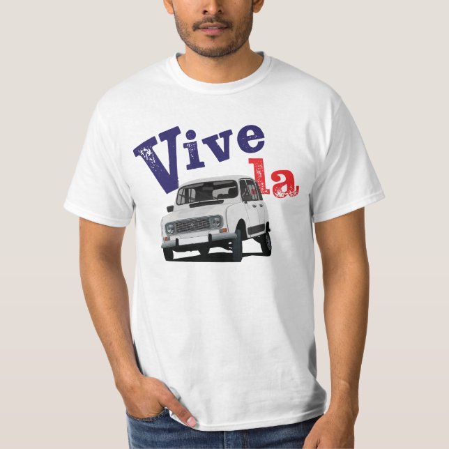 T-shirt Vive la R4 (Devant)
