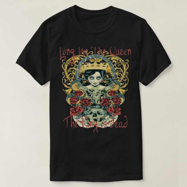 T-shirt vive la reine (Design devant)