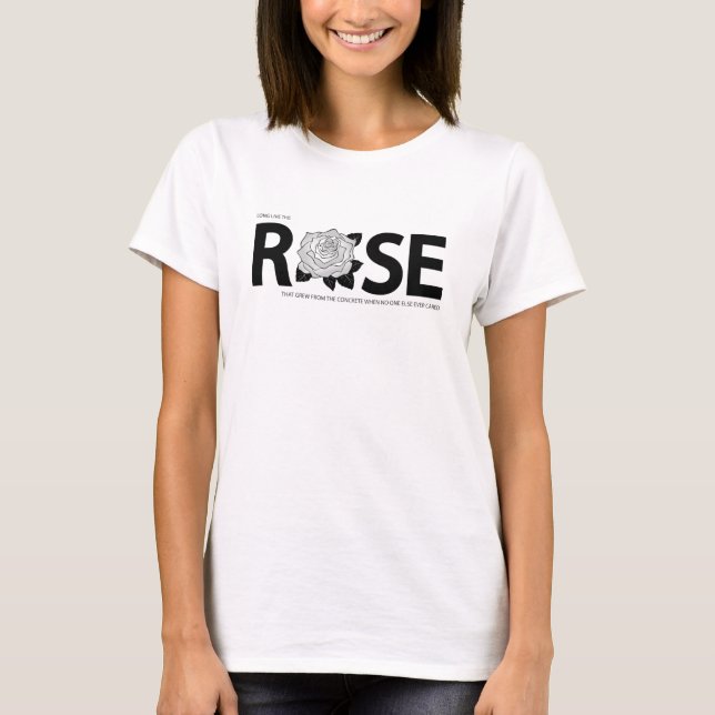 T-shirt Vive la rose (Devant)