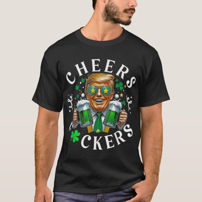 T-shirt Vive la Saint-Patrick Drôle de Boisson Alcoolisée  (Devant)