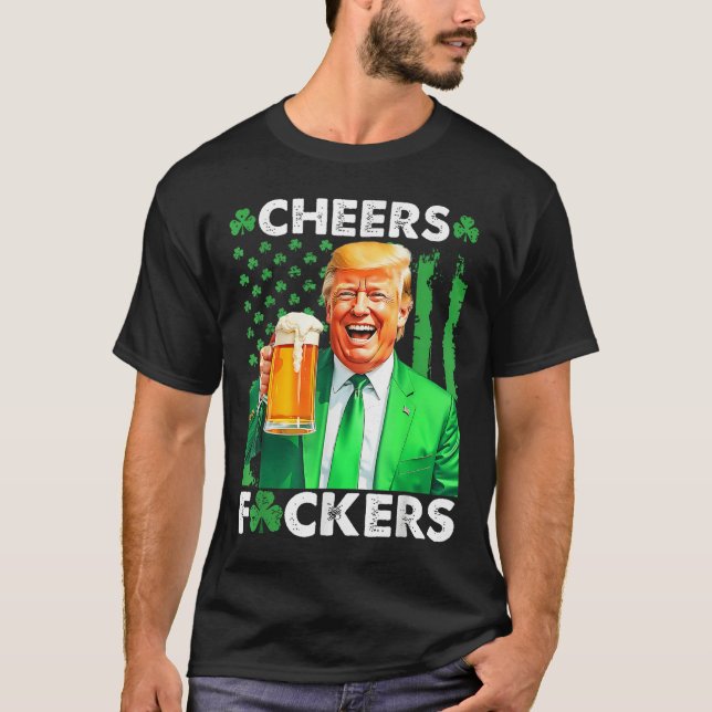 T-shirt Vive la Saint-Patrick Drôle de Boisson Alcoolisée  (Devant)