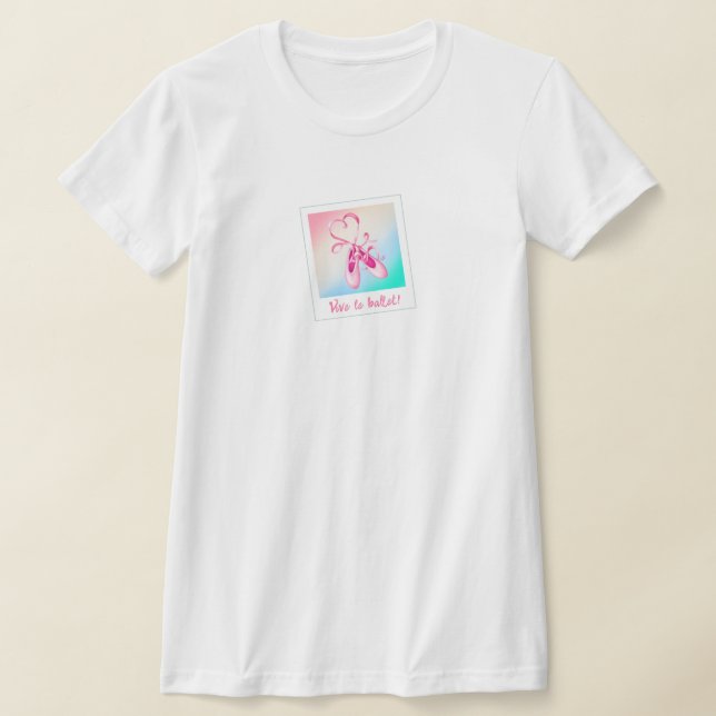 T-shirt Vive le Ballet Photo (Poser)