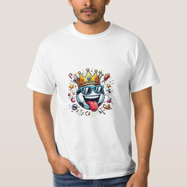 T-shirt vive le football (Devant)