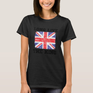 T-shirt Vive le roi Angleterre Royaume-Uni Couronne britan
