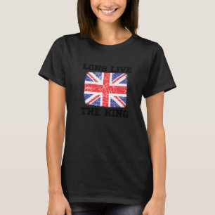 T-shirt Vive Le Roi Angleterre Royaume-Uni Royaume-Uni