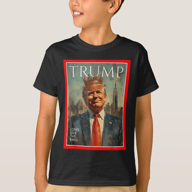 T-shirt Vive Le Roi Trump (Devant)