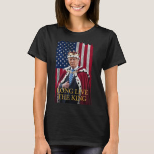 T-shirt Vive le roi Vintage Retro Portrait Trump 4t