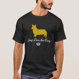 T-shirt Vive les chiens royaux Corgi UK Pembroke Monarchie