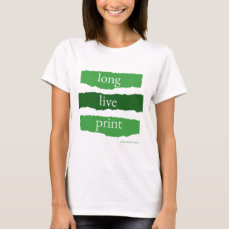 T-shirt vive l'impression - vert