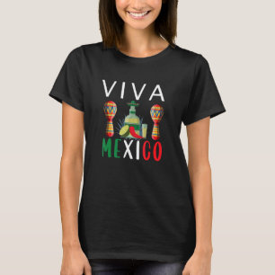 T-shirt Vive Mexique Fête de l'Indépendance Mexicaine I Lo