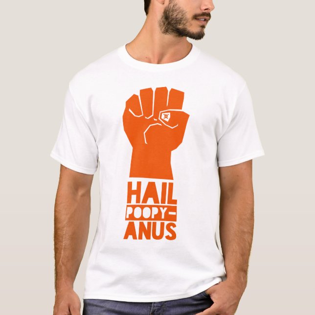 T-shirt Vive Poopy-Anus (Devant)