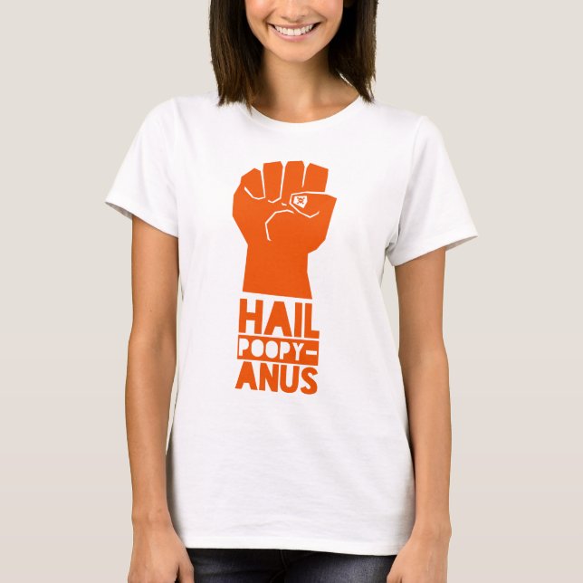 T-shirt Vive Poopy-Anus (Devant)