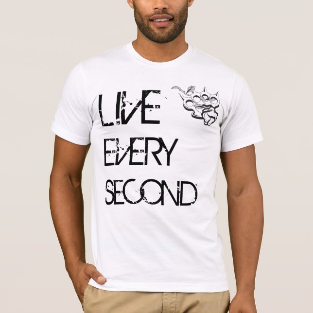 T-SHIRT VIVENT CHAQUE SECONDE (Devant)