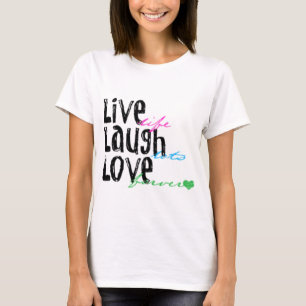 T-shirt Vivent l'amour de rire