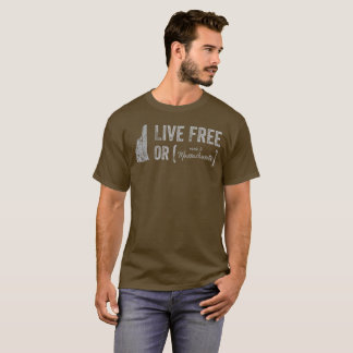 T-shirt Vivent librement ou… (mouvement vers le