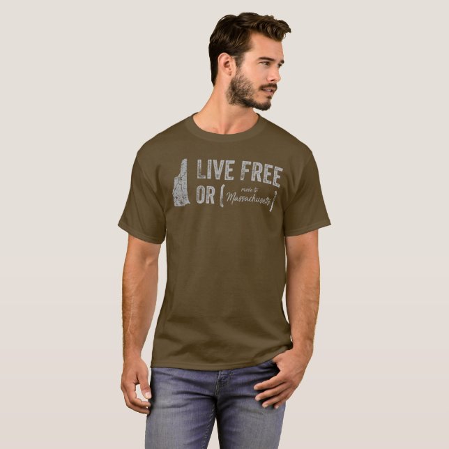 T-shirt Vivent librement ou… (mouvement vers le (Devant entier)