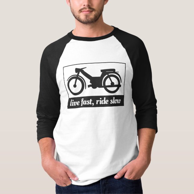 T-shirt Vivent rapidement, le tour lent (Devant)