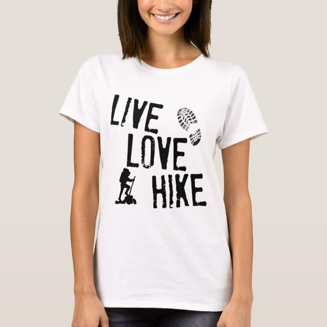 T-shirt Vivez, aimez, augmentez (Devant)
