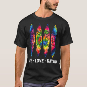T-shirt Vivez Amour en Kayak Drôle de kayakiste passionné