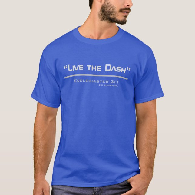 T-shirt "Vivez le Dash" (Devant)