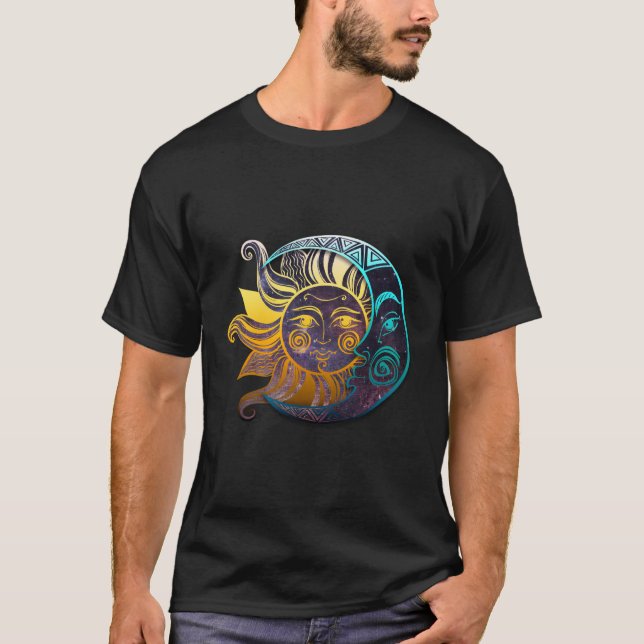 T-shirt Vivez Par Le Soleil Aimer Par La Lune Spiritualité (Devant)