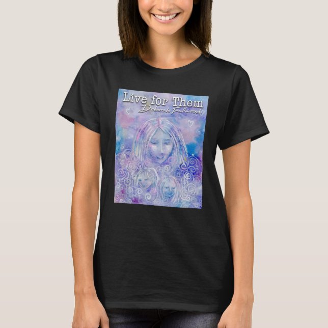 T-shirt Vivez pour eux  (Devant)
