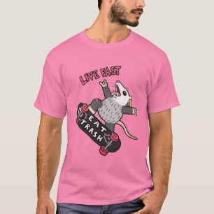 T-shirt Vivez Vite Mangez des Déchets