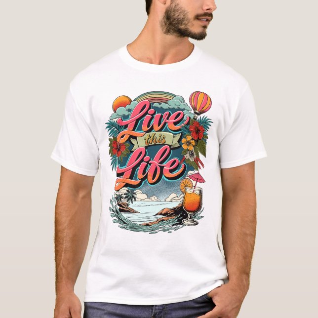 T-shirt Vivez votre vie (Devant)