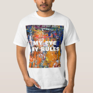 T-shirt Vivid Abstraction - Huile Peinture Chaos sur la Pa