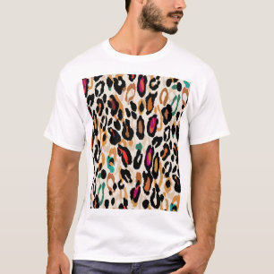 T-shirt Vivid Posters de animaux léopards