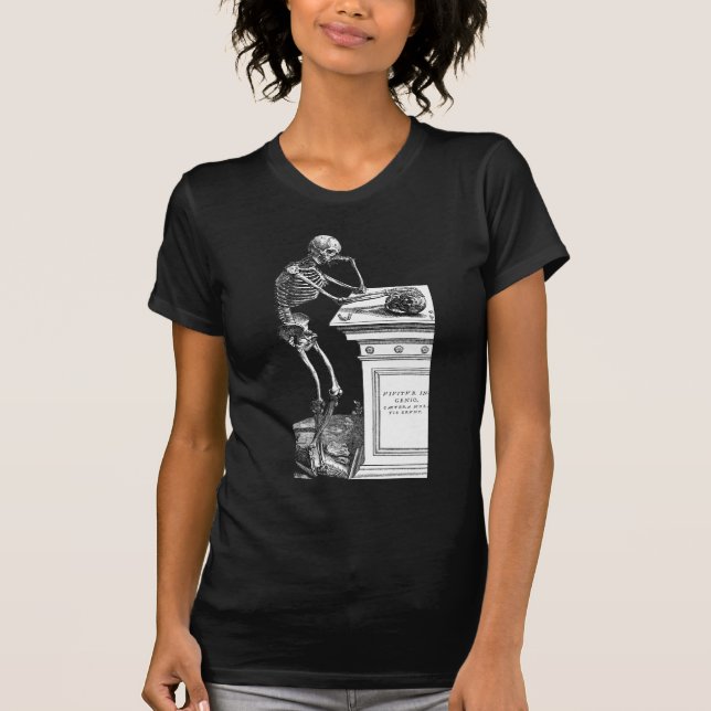 T-shirt Vivitur Ingenio - squelette (Devant)